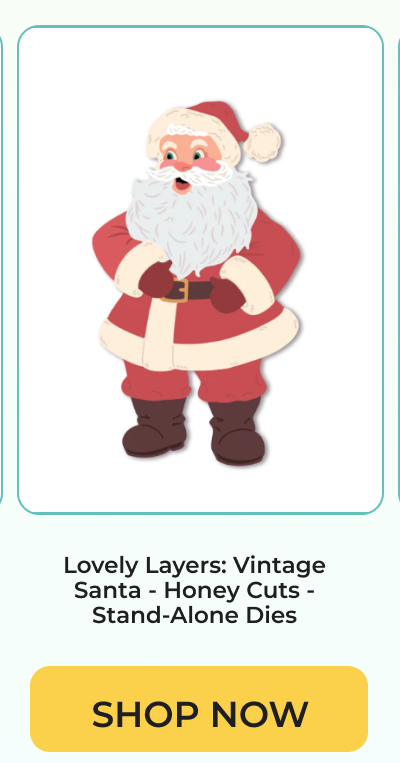 Lovely Layers: Vintage Santa - Honey Cuts - Stand-Alone Dies