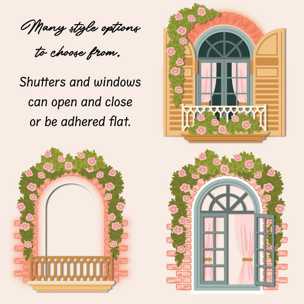 Image of Lovely Layers: Window - Honey Cuts - Stand-Alone Dies