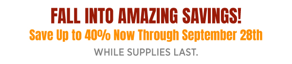 Fall Into Savings