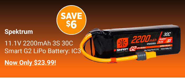 Spektrum 11.1V 2200mAh Battery