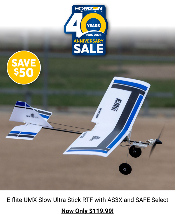 E-flite UMX Slow Ultra Stick RTF