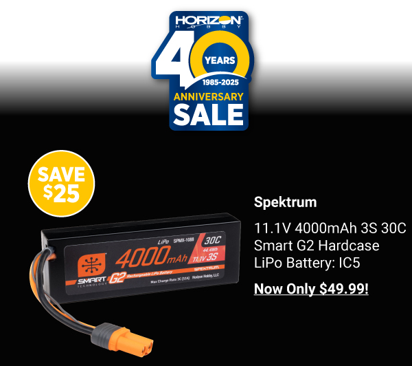 Spektrum 11.1V 4000mah Lipo