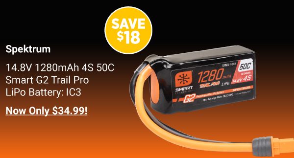 Spektrum 14.8V 1280mah Lipo