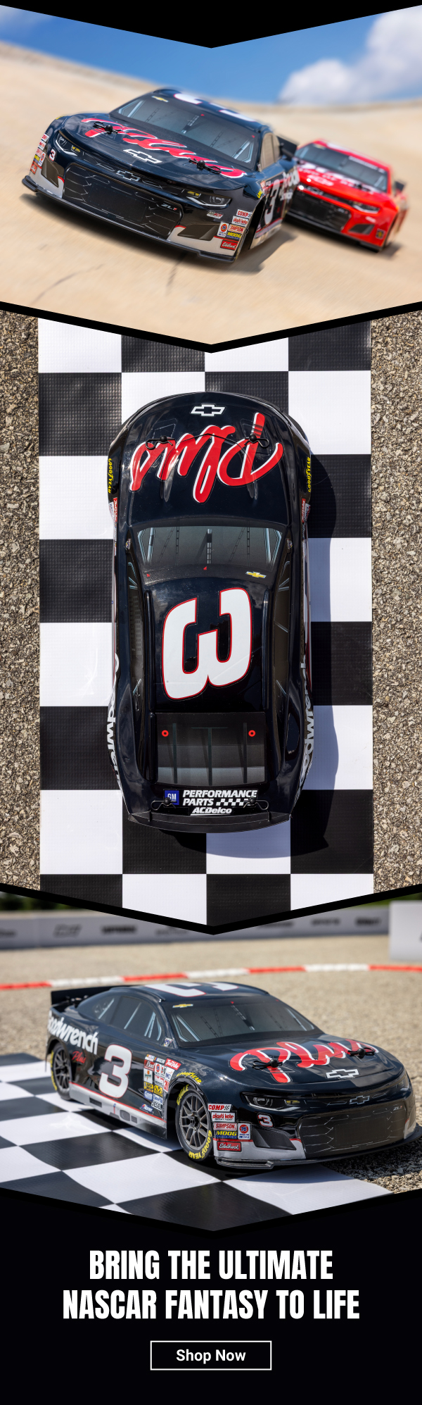 NASCAR RC Race Car No.3