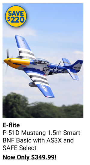 E-flite P51D Mustang