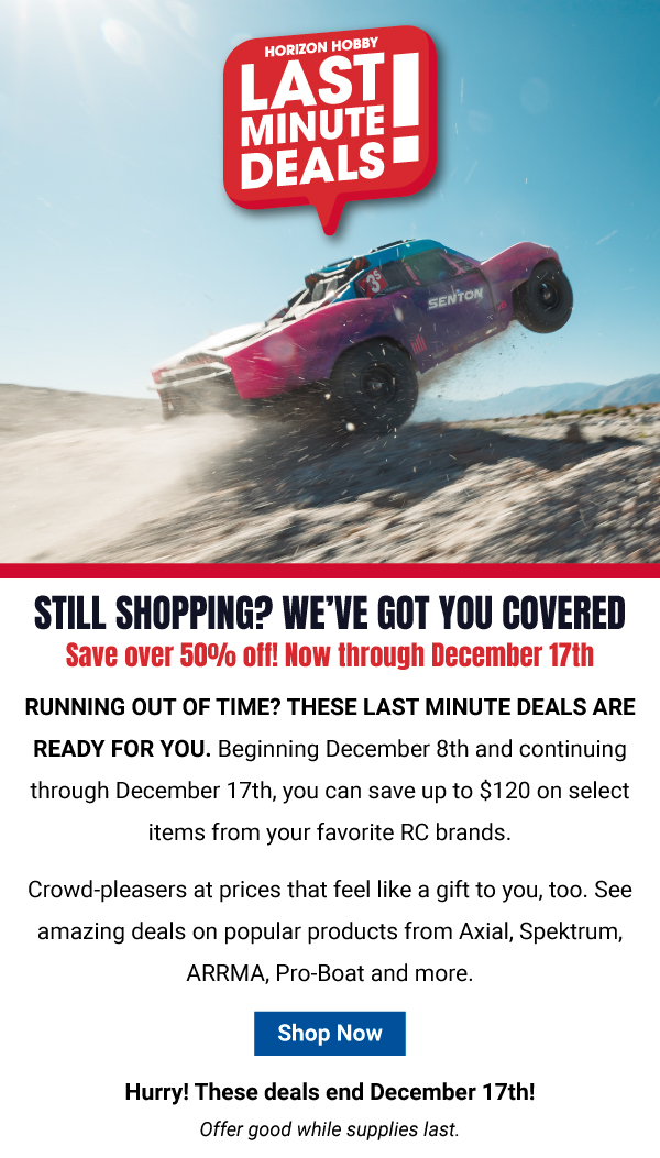 Last Minute Deals