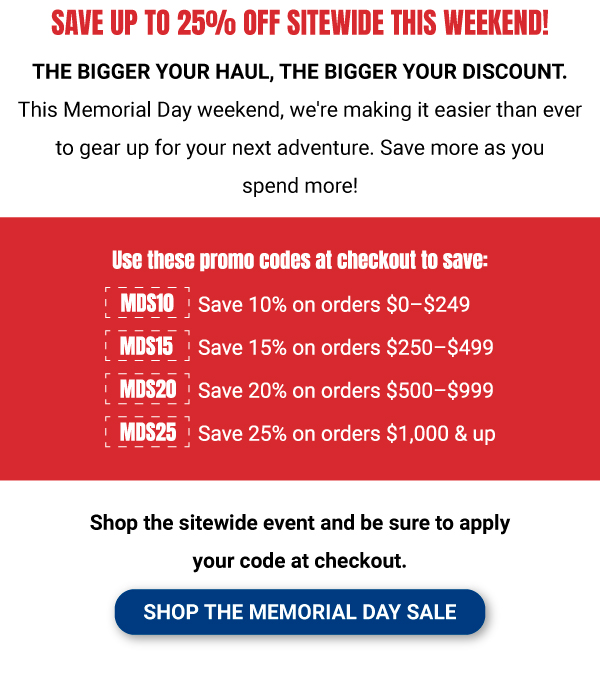 Memorial Day Sale
