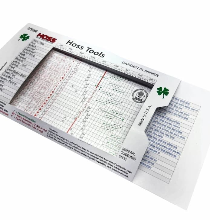 The Hoss Garden Planner on a white background.