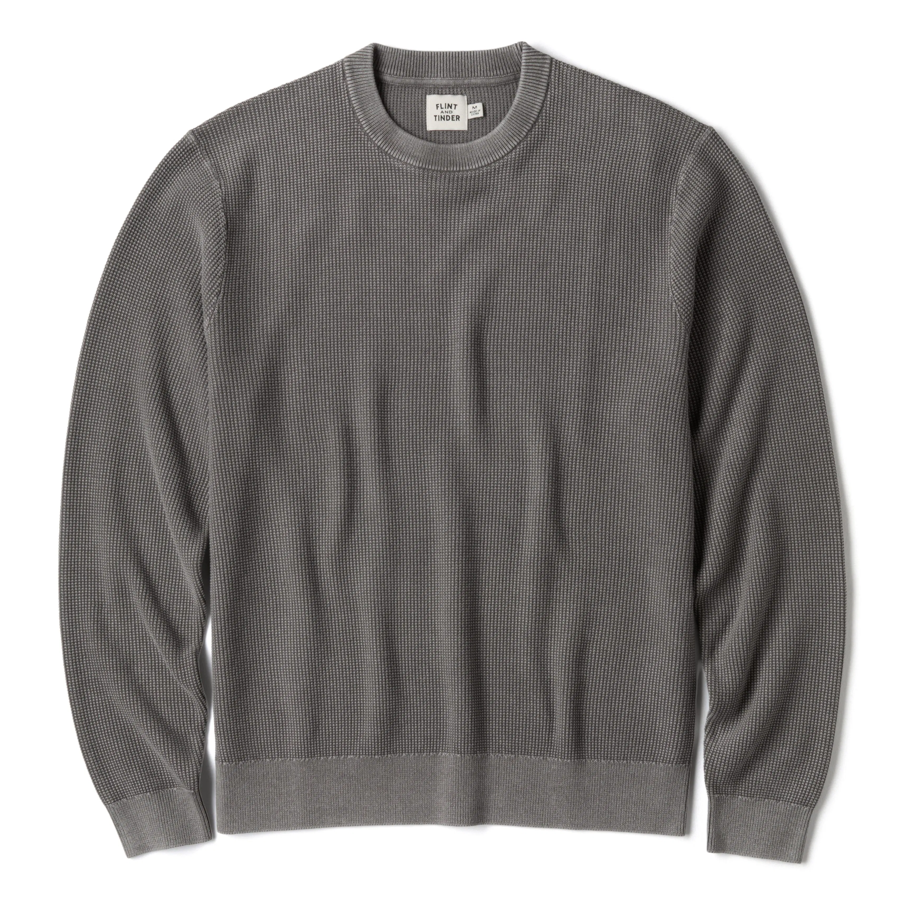 Lightweight Garment Dyed Crewneck Sweater