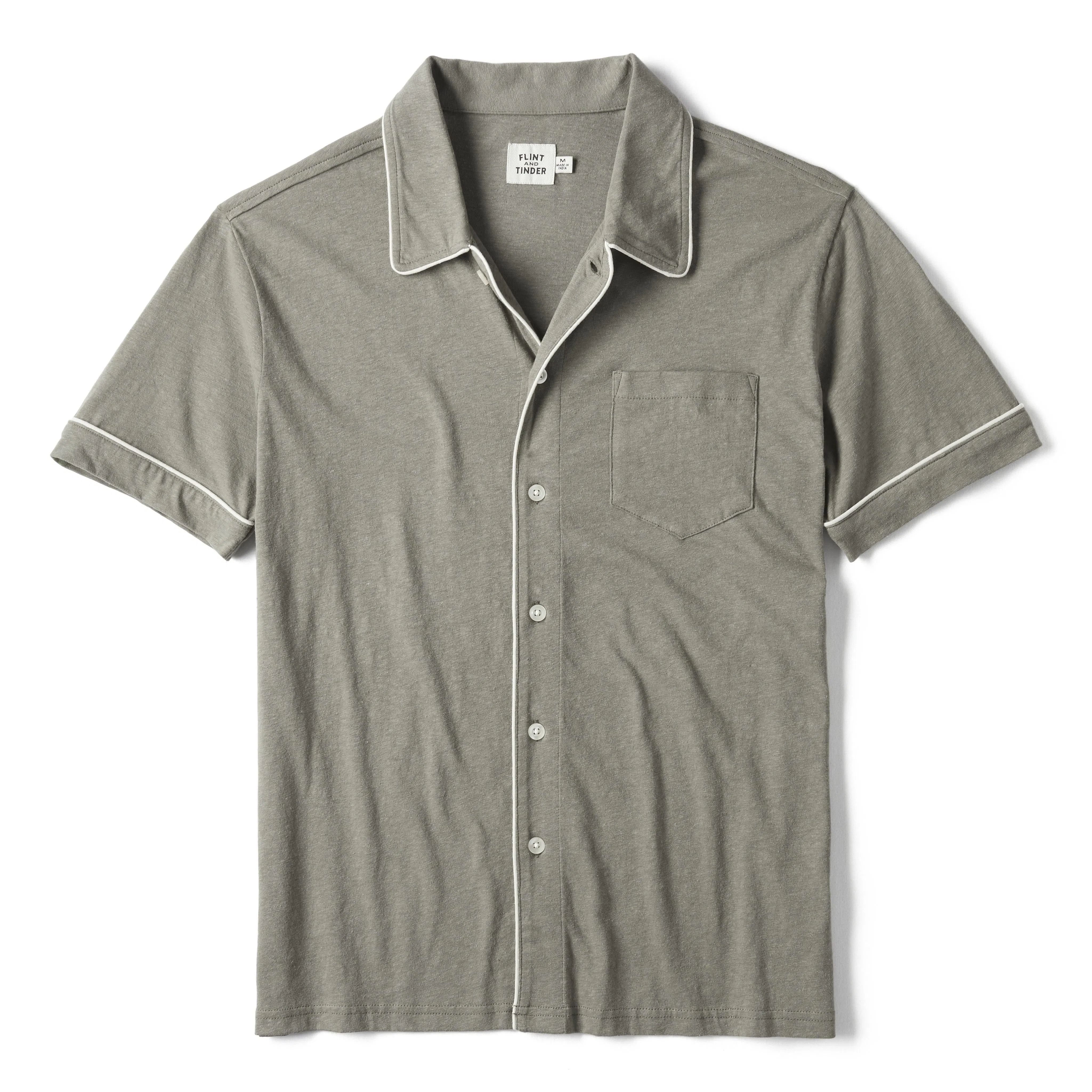 Hemp Short Sleeve Knit Shirt