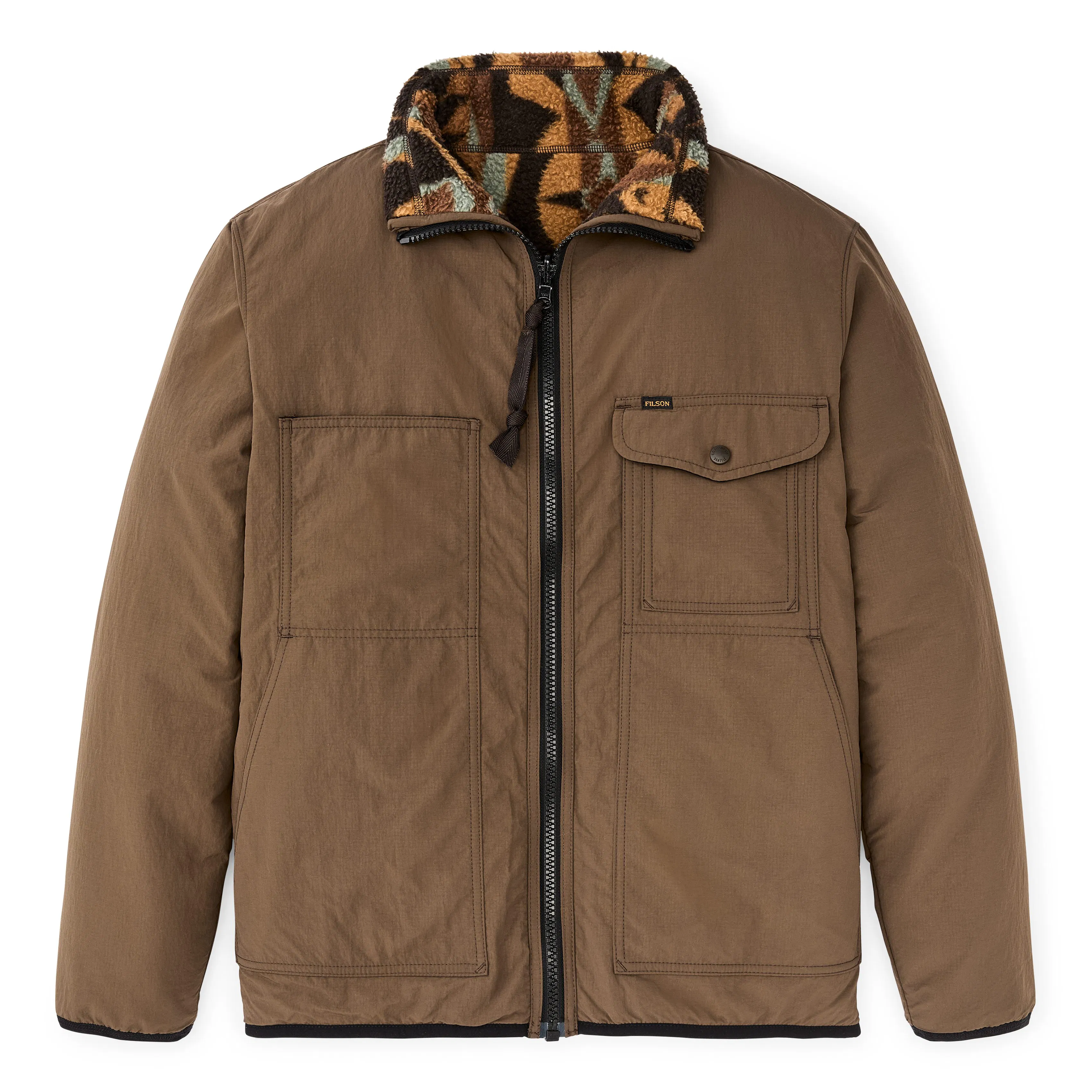 Reversible Pile Fleece Jacket