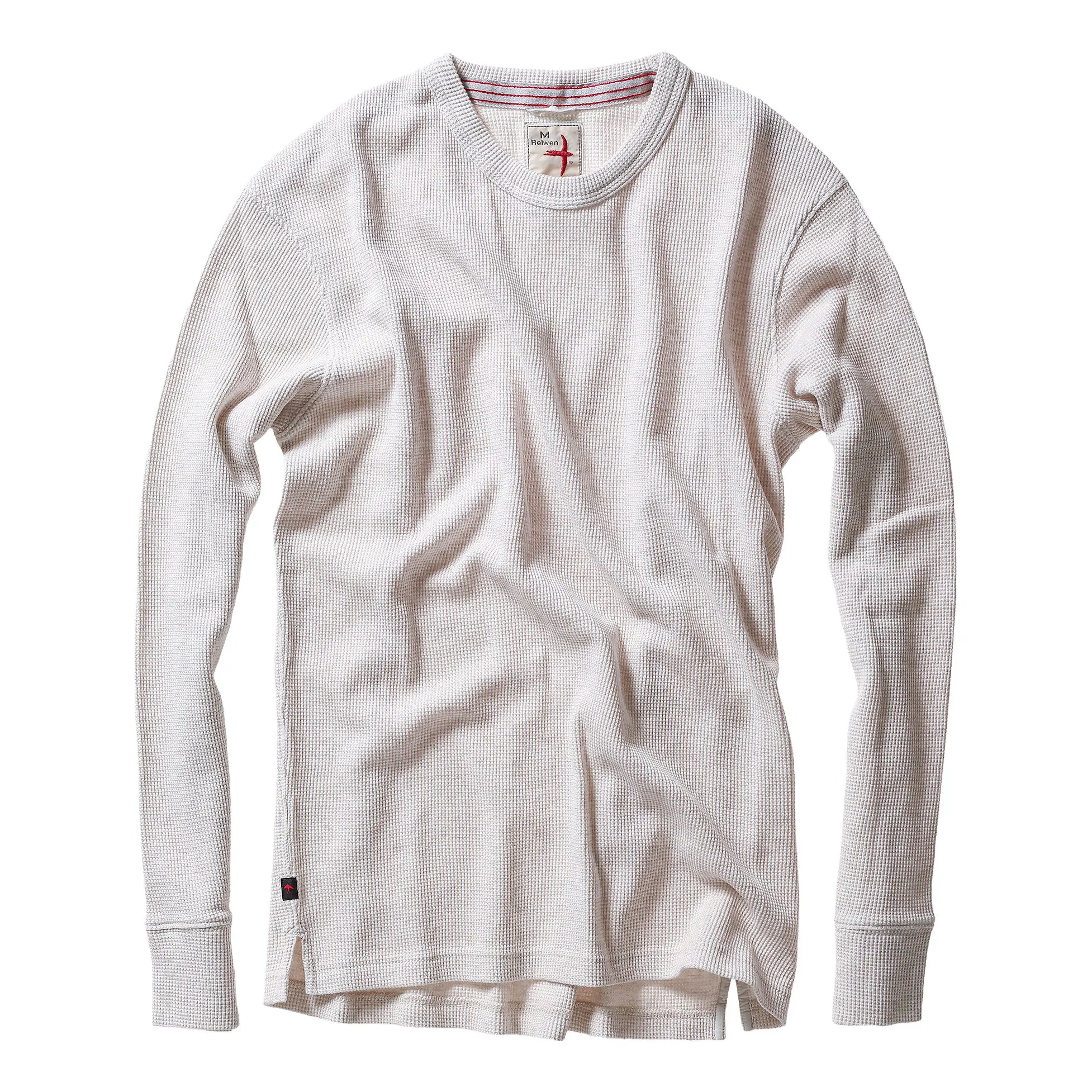 Bi-Waffle Thermal Crew Sweatshirt
