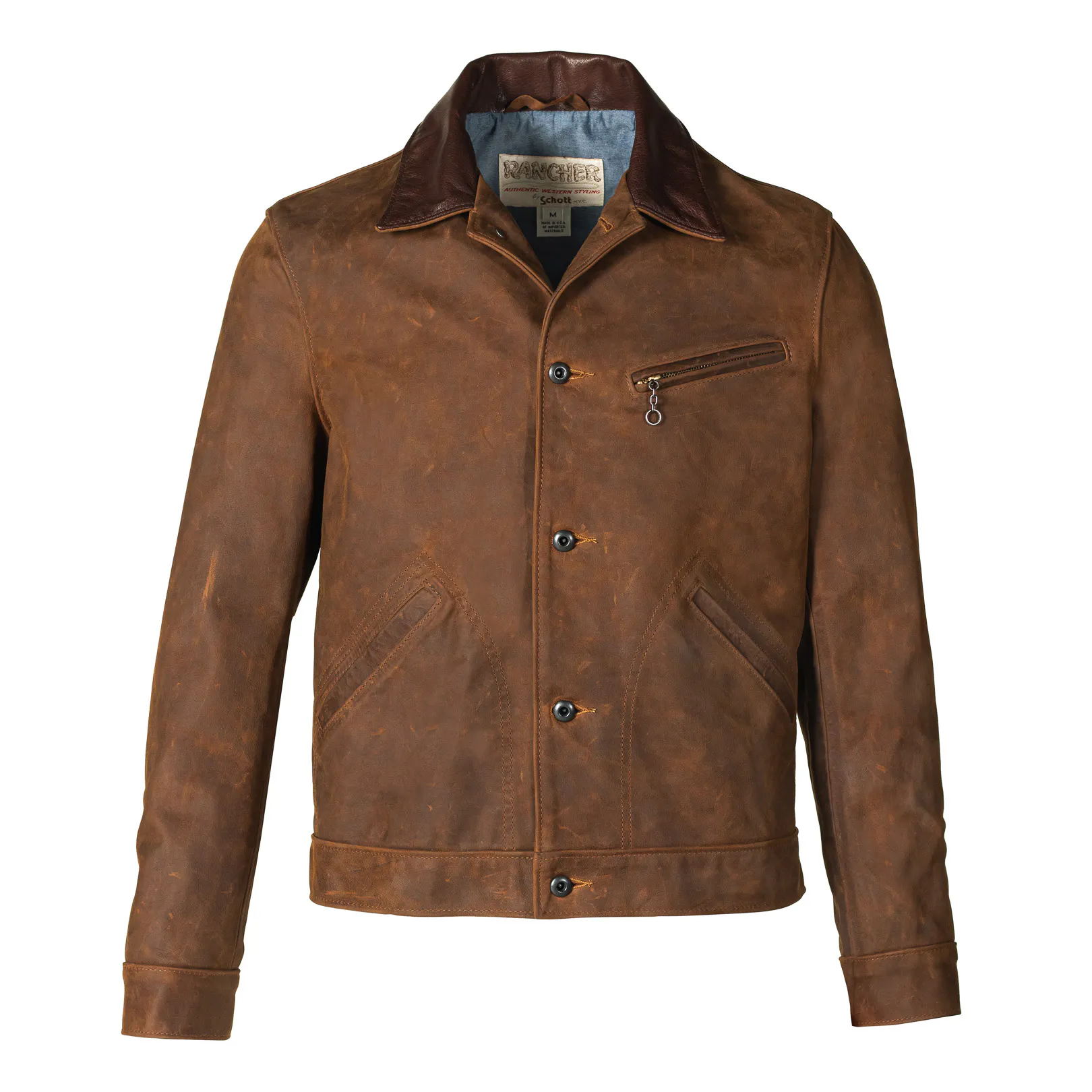 Nubuck Cowhide Mechanic's Jacket