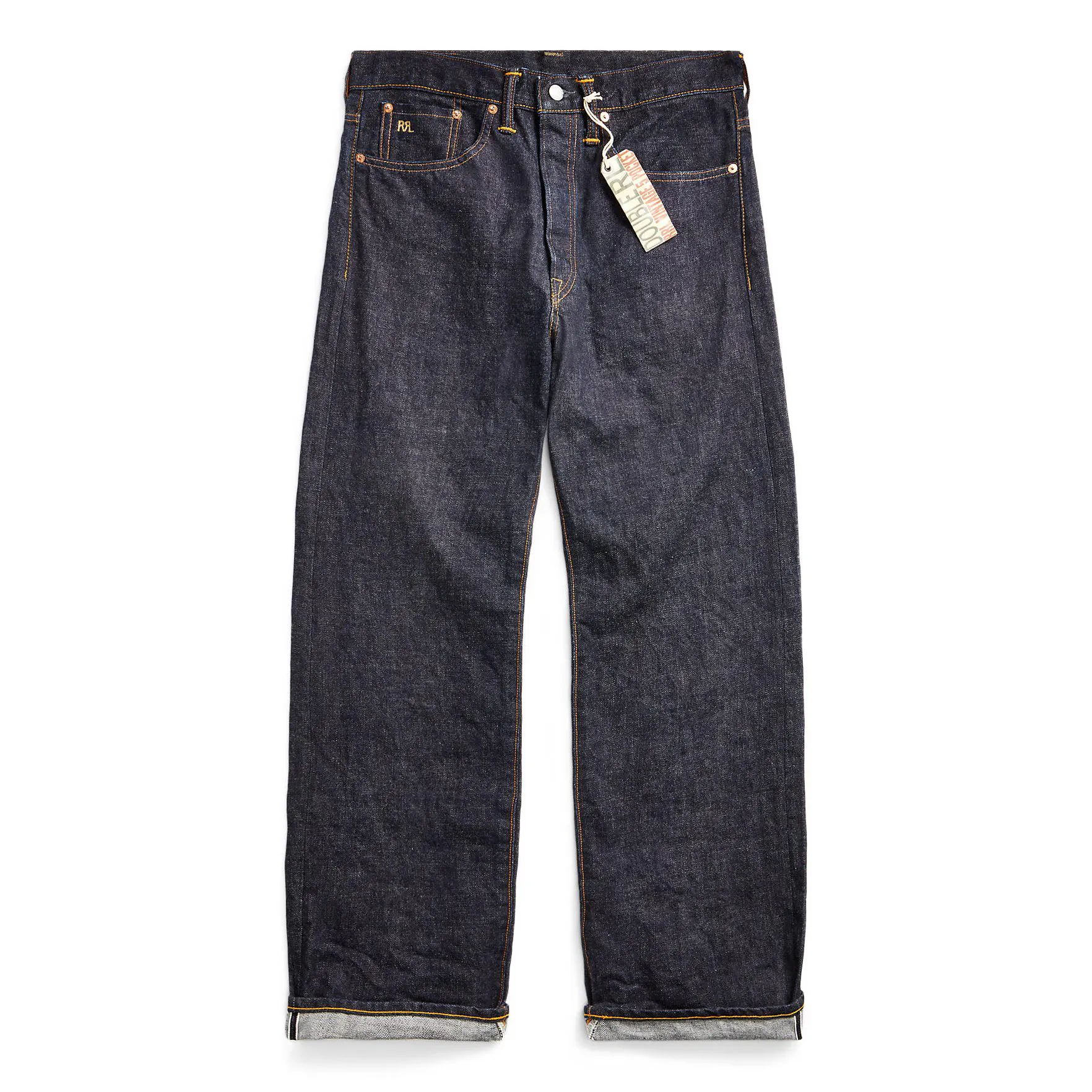 Relaxed Straight Fit Selvedge Denim Jeans