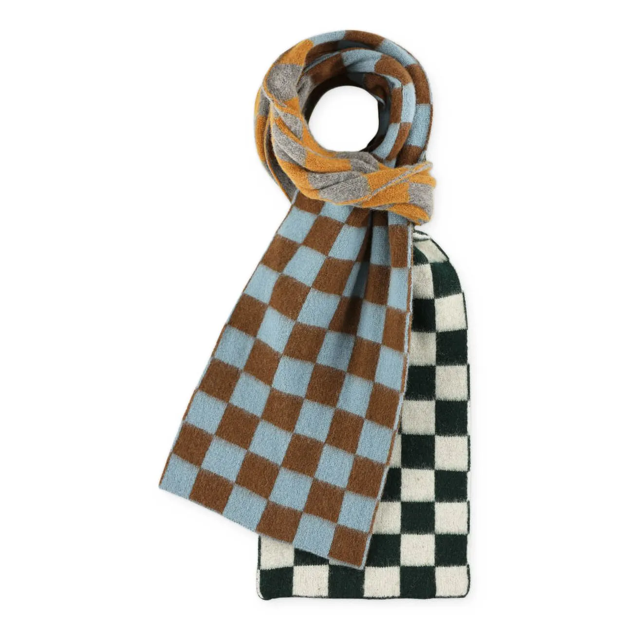 Cosmic Checkerboard Scarf