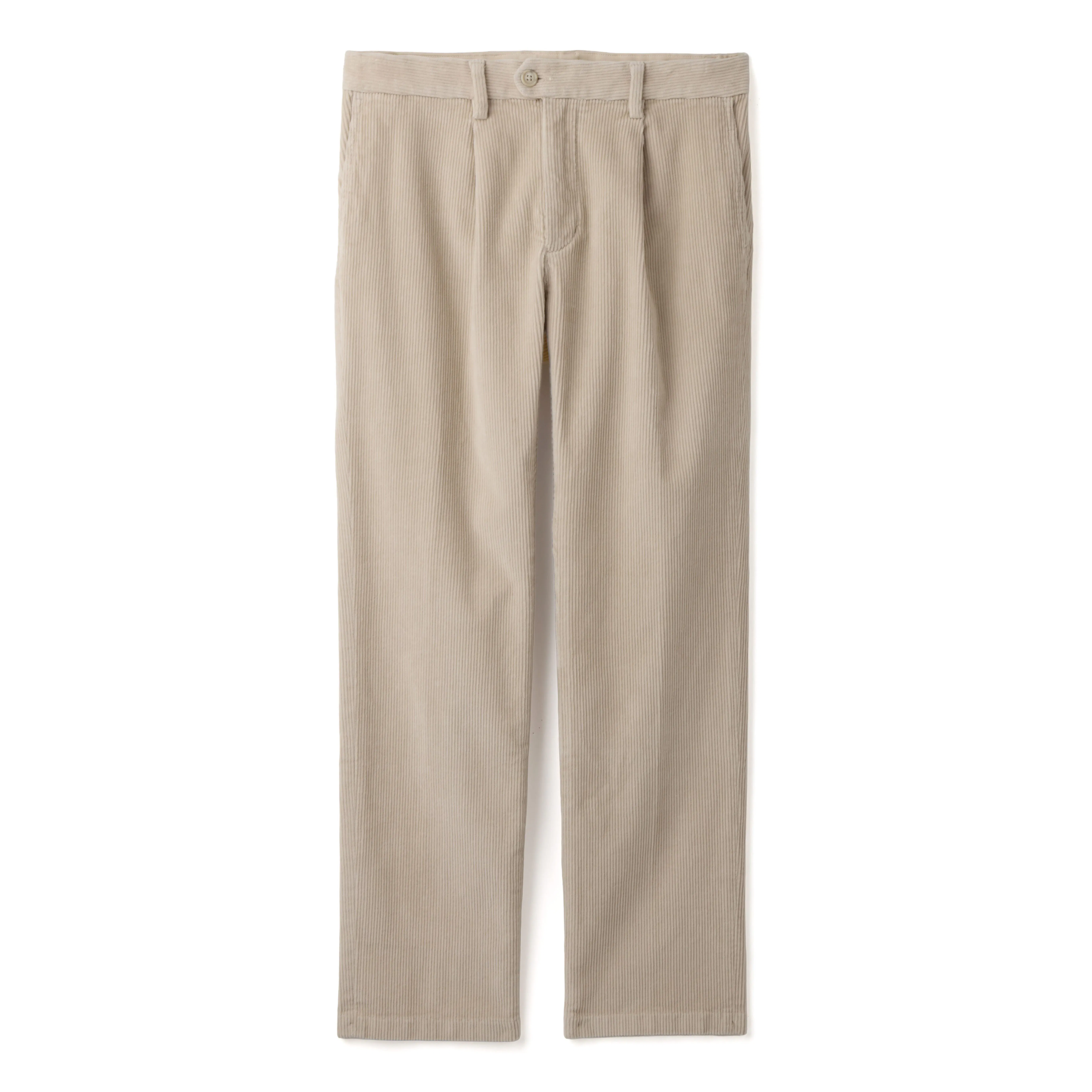 Pleated Cord Trouser