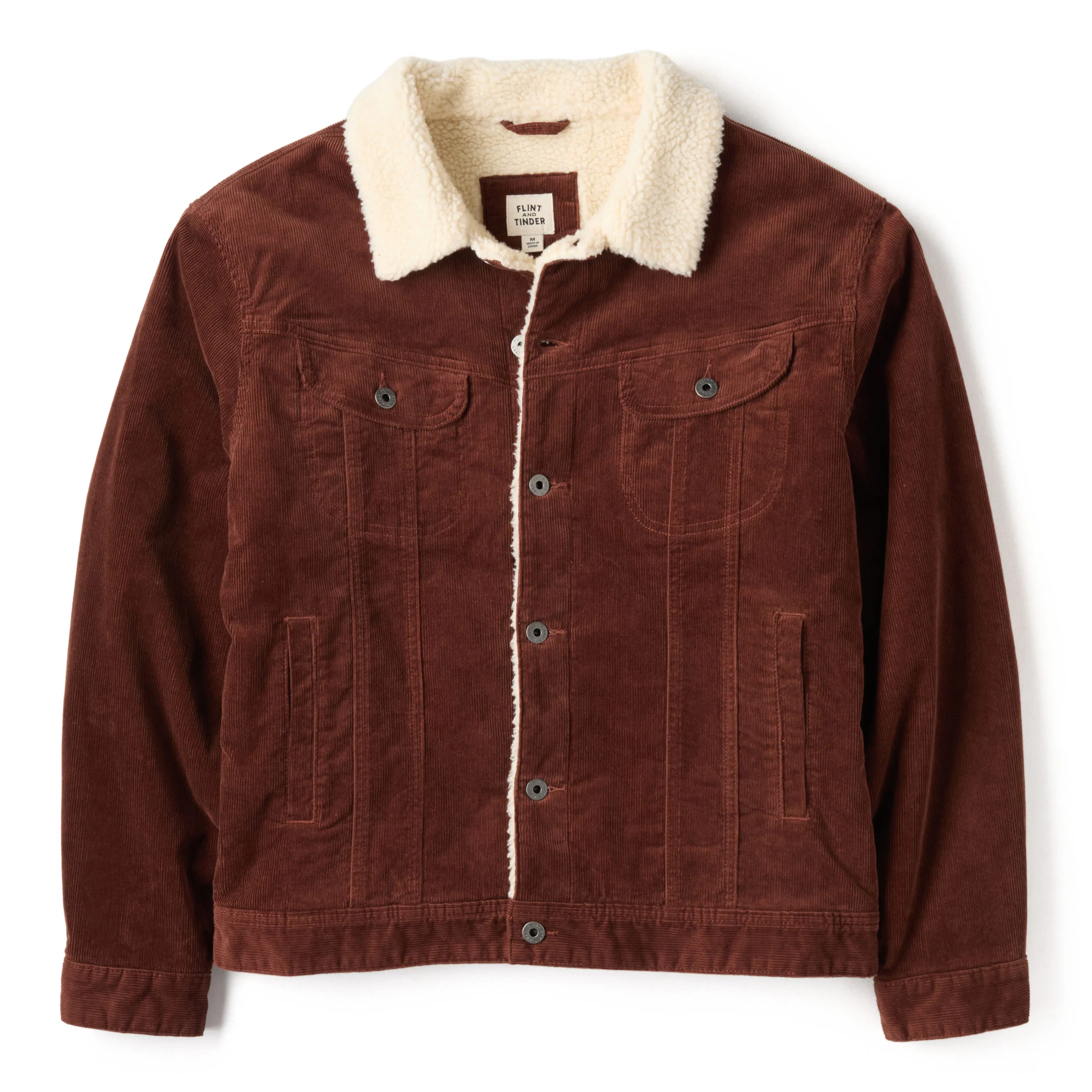 Sherpa-Lined Trucker Jacket