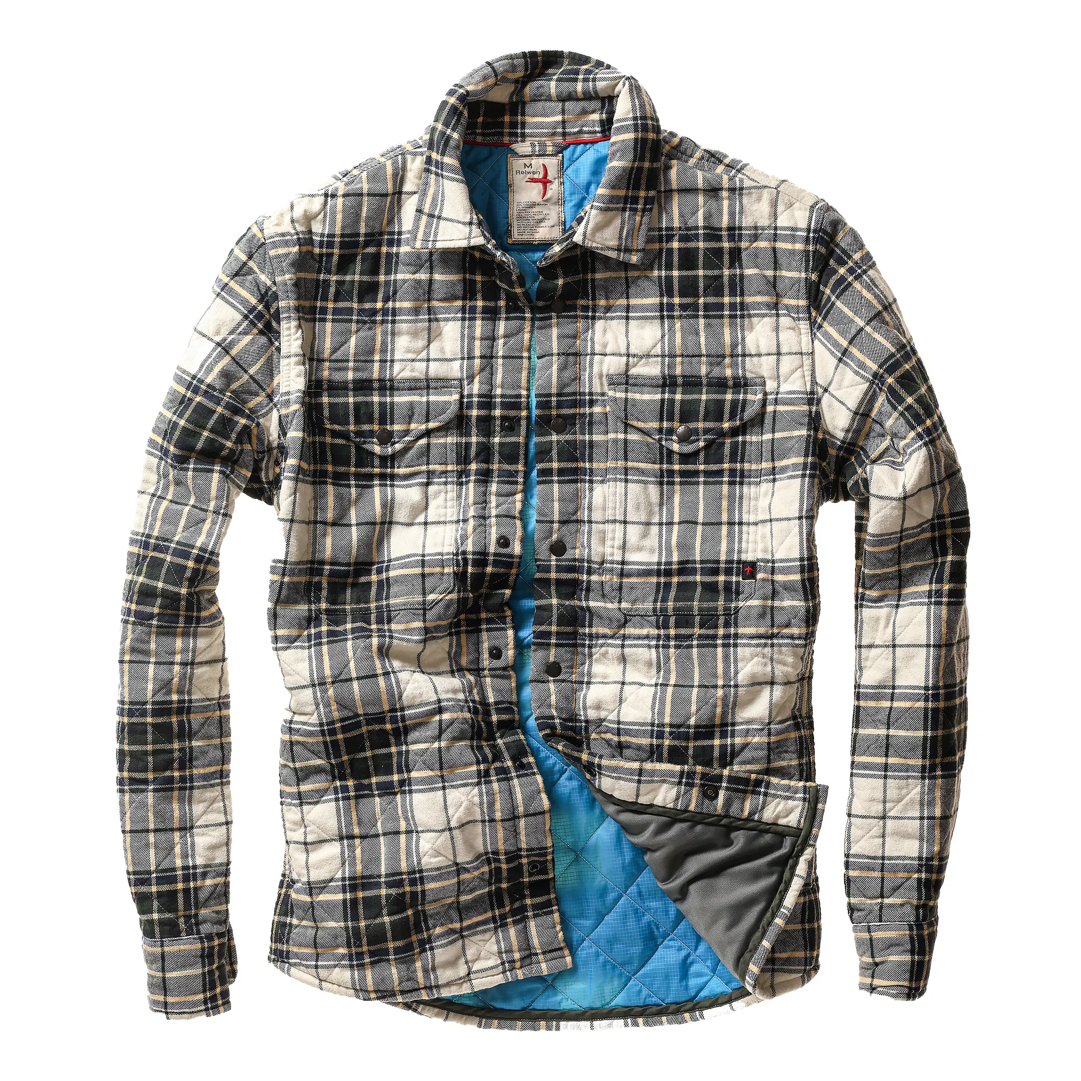 Quilted Flannel Shirt Jacket