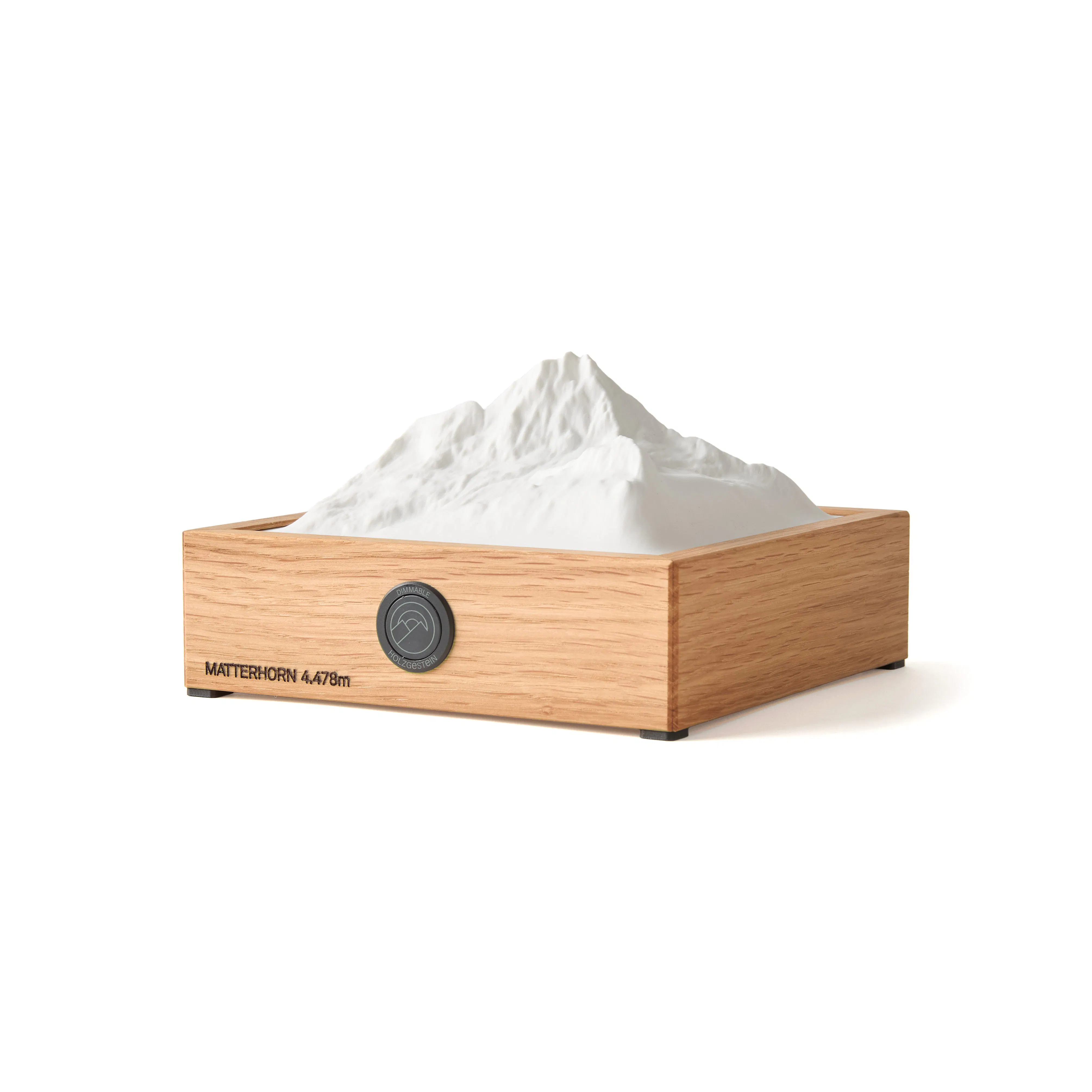 3D-Printed Mountain Relief Lamp