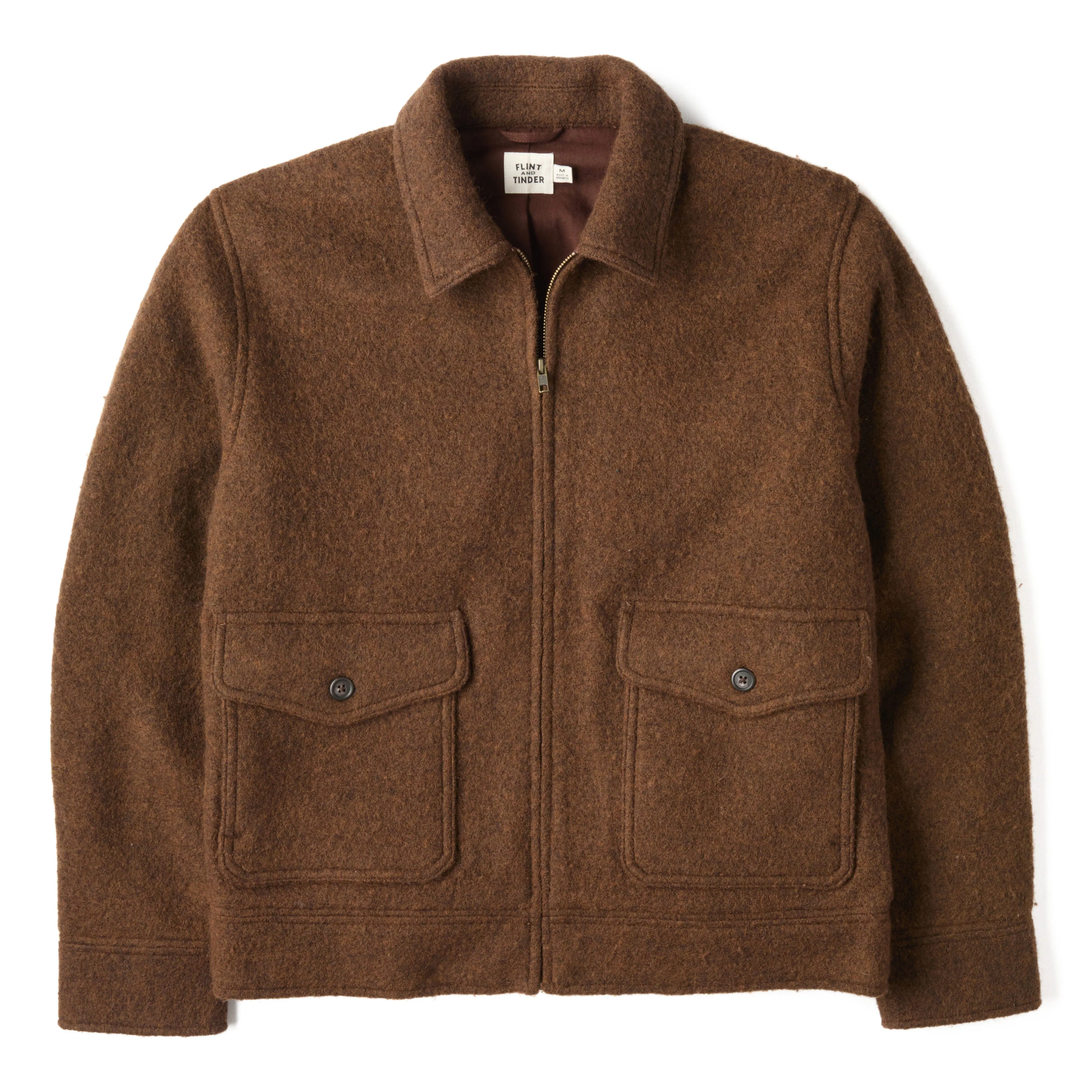 Boiled Wool Station Jacket