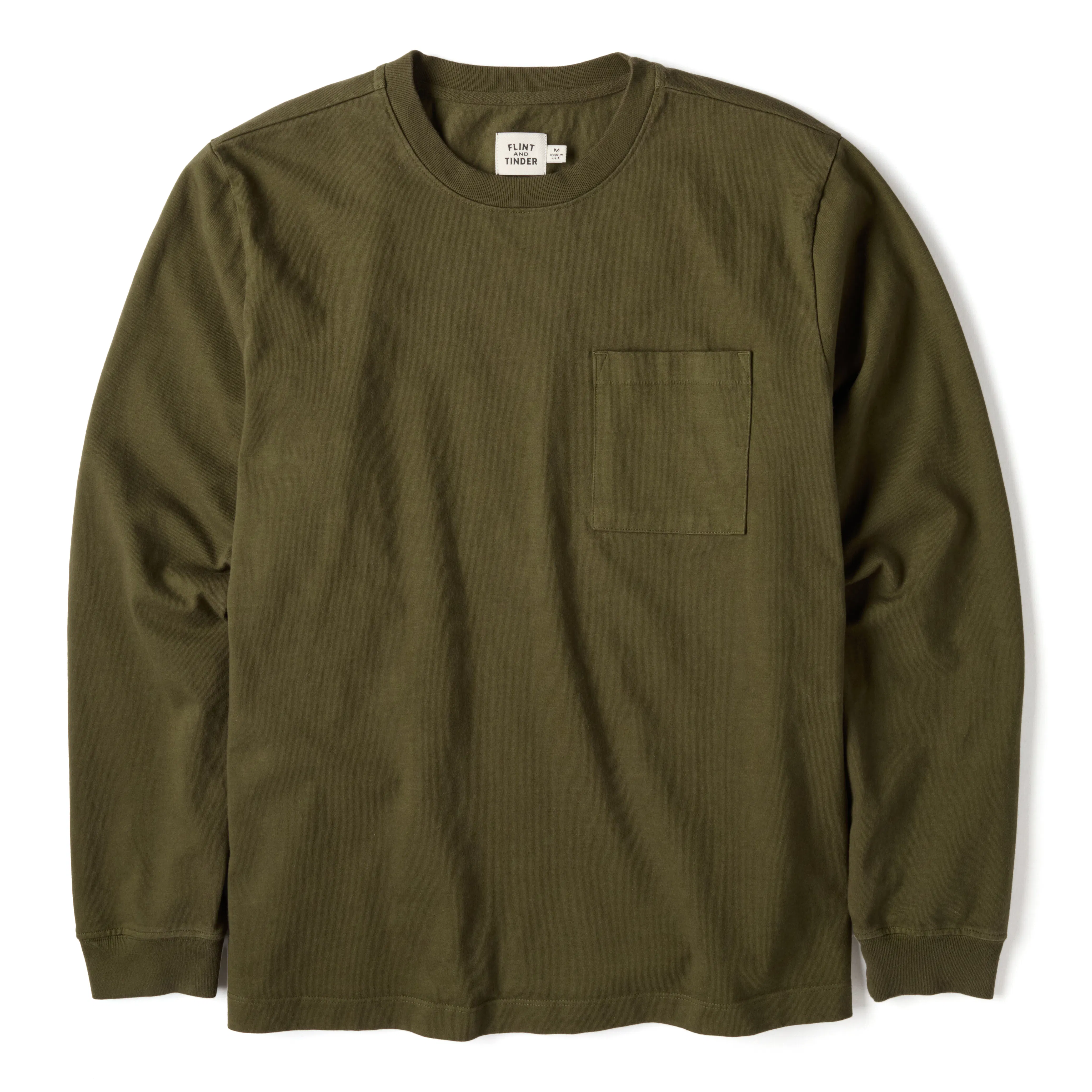 Long Sleeve American Heavyweight Pocket T-Shirt