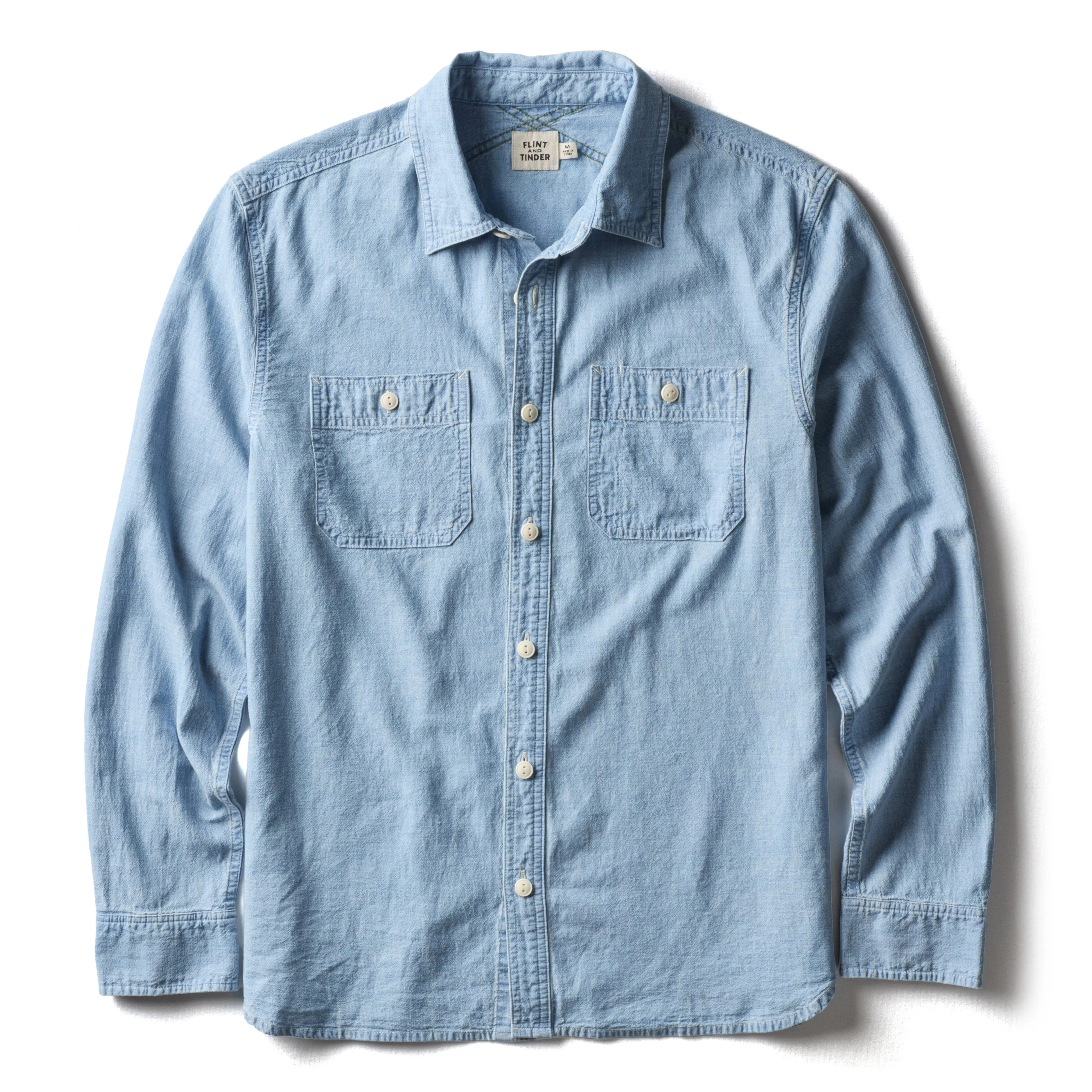Chambray Crossback Work Shirt