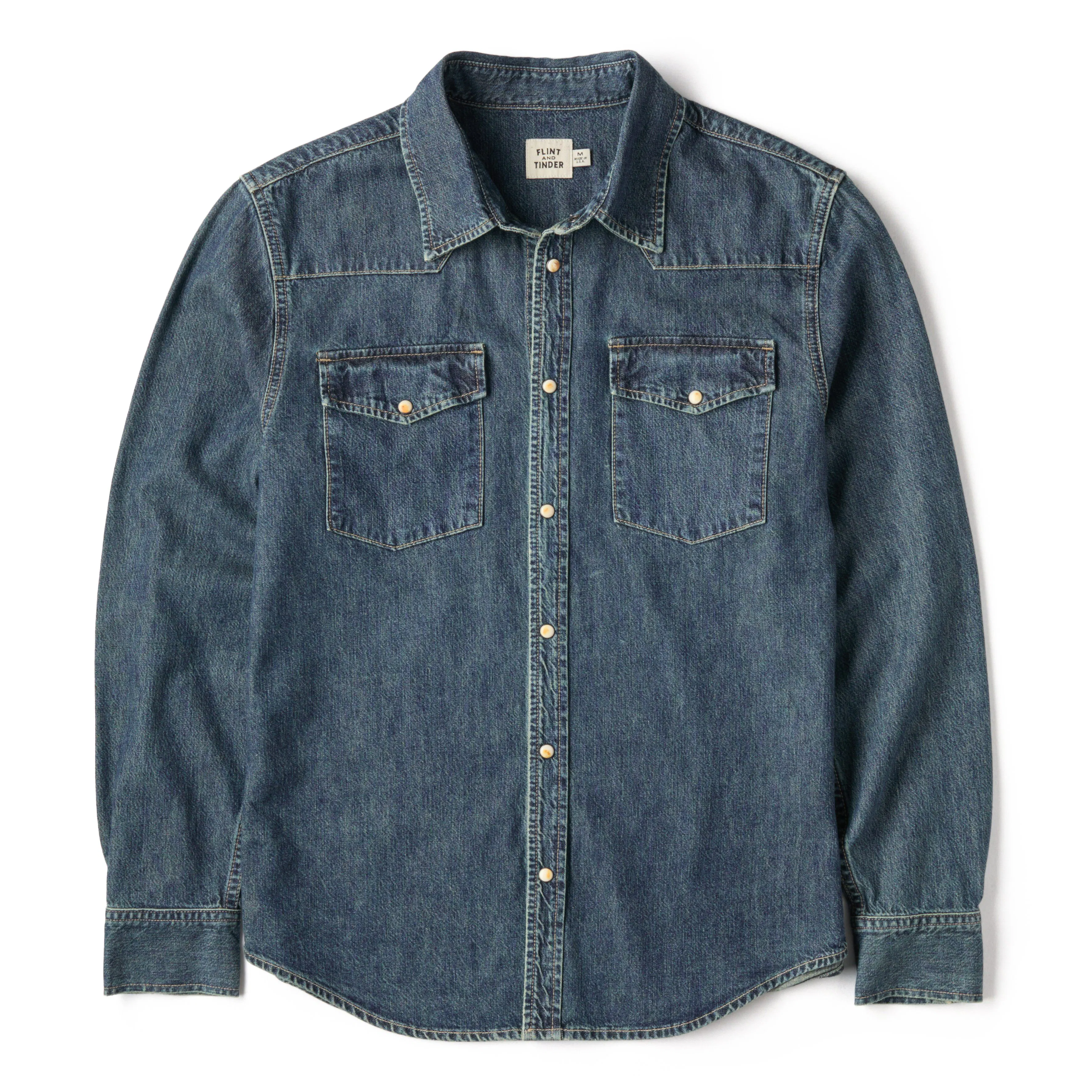 Bone Button Western Shirt