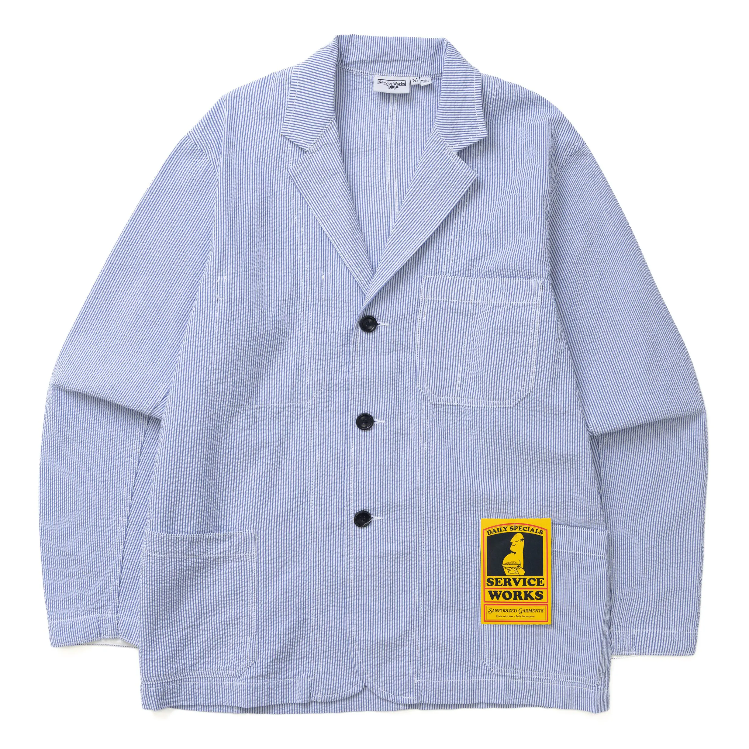 Seersucker Sever Suit Jacket