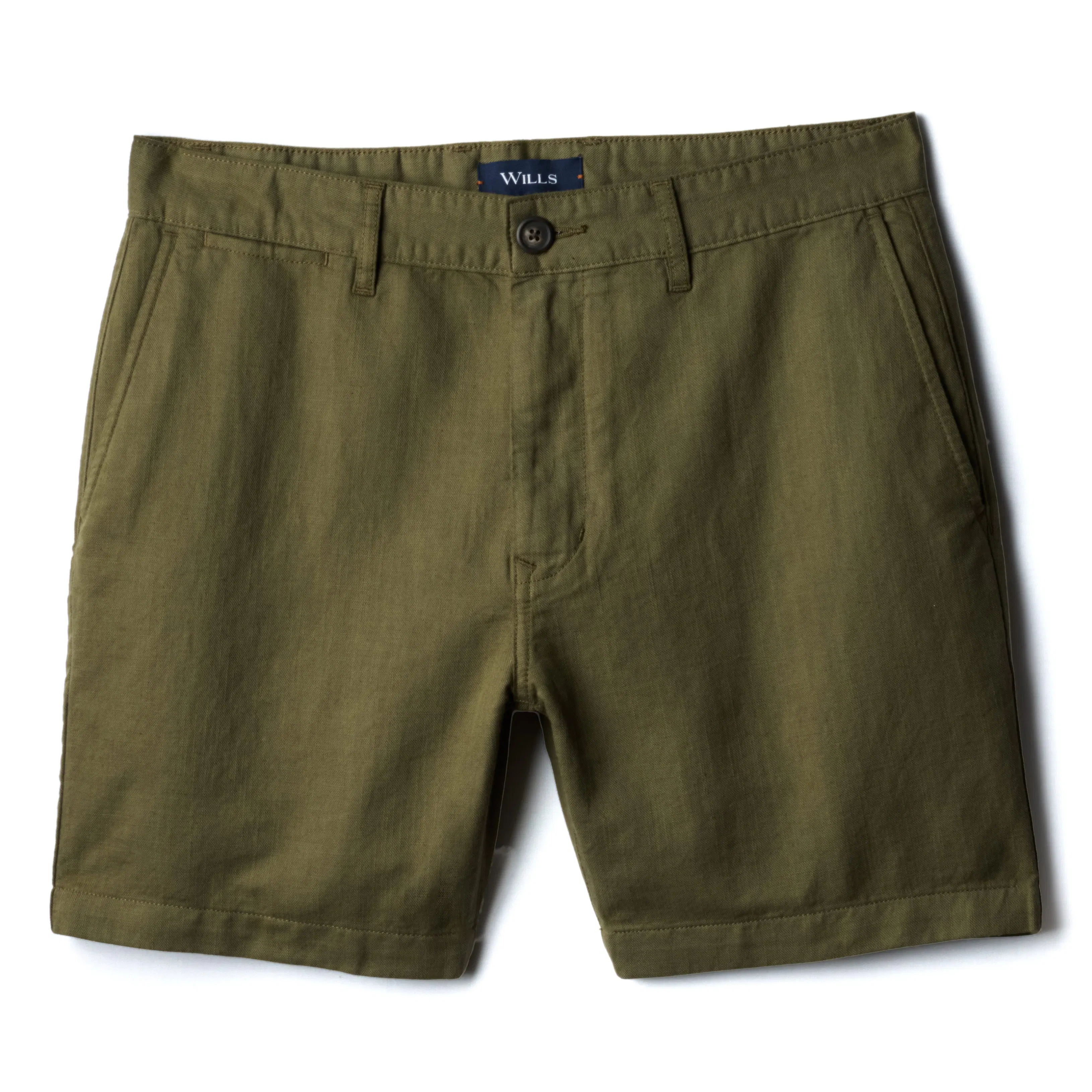 Cotton Linen Chino Short - 7