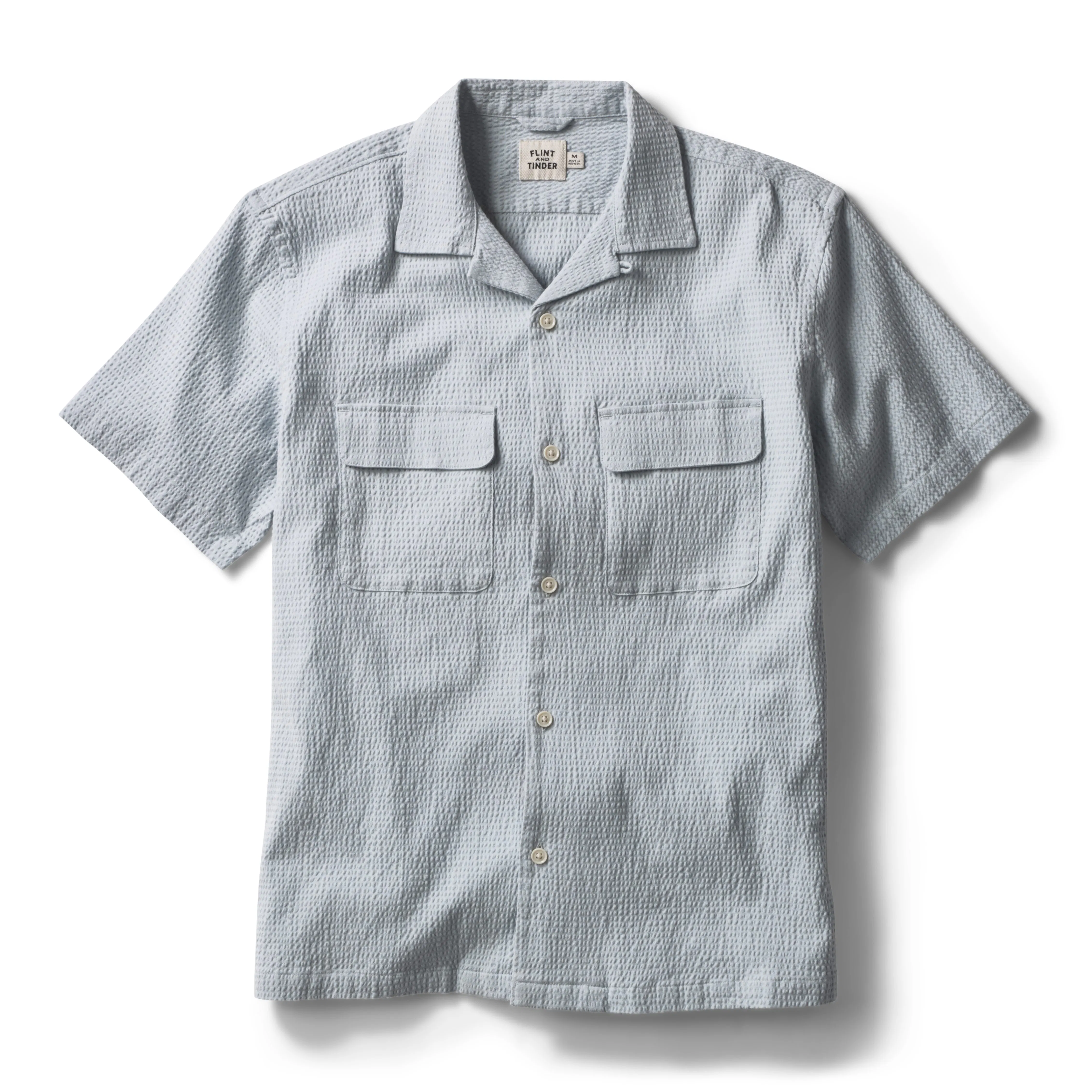 Seersucker Keys Camp Shirt