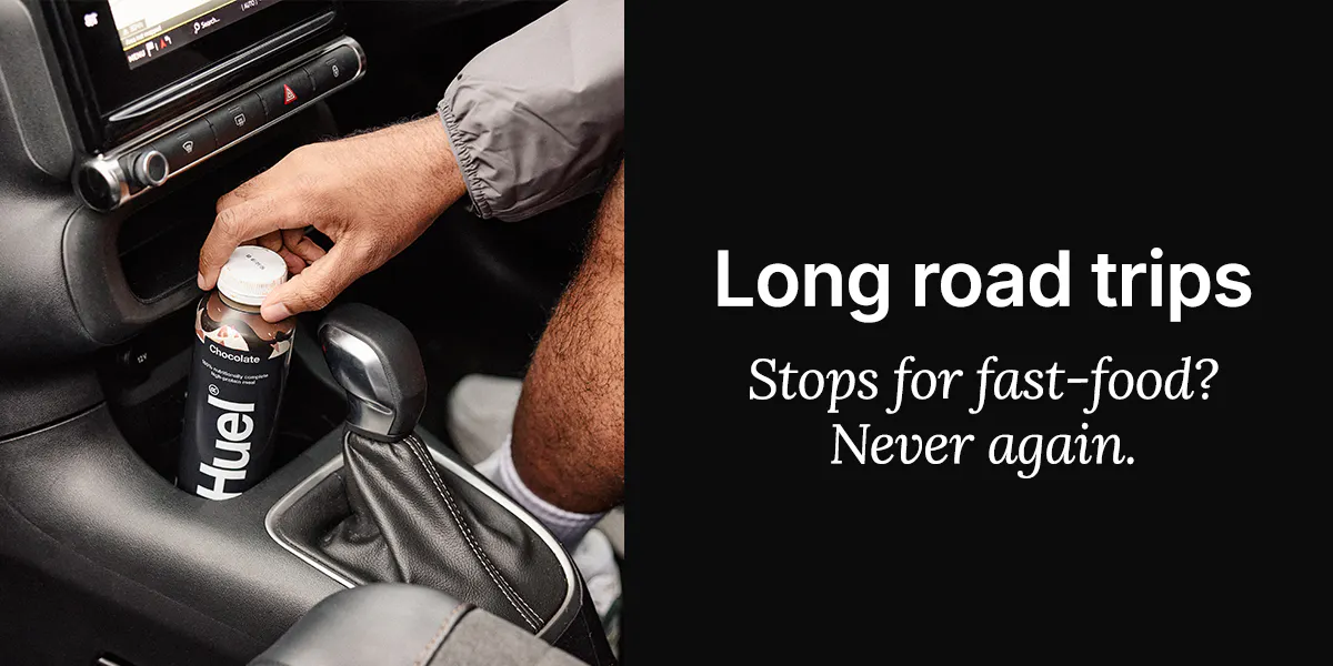Long road trips. Stops for fast-food? Never again.