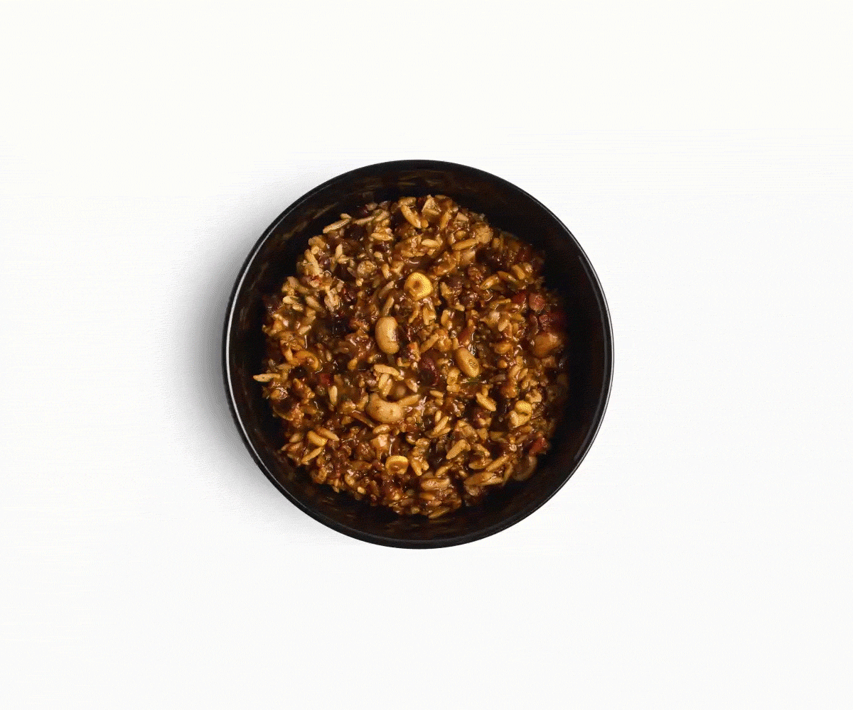 Before and After of Mexican Chili