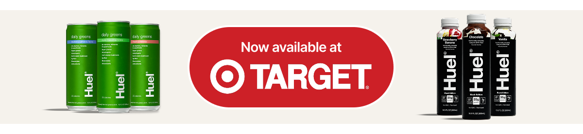 Now available in Target