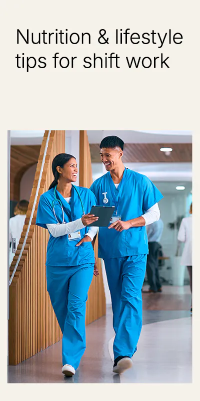 Nutrition & lifestyle tips for shift work
