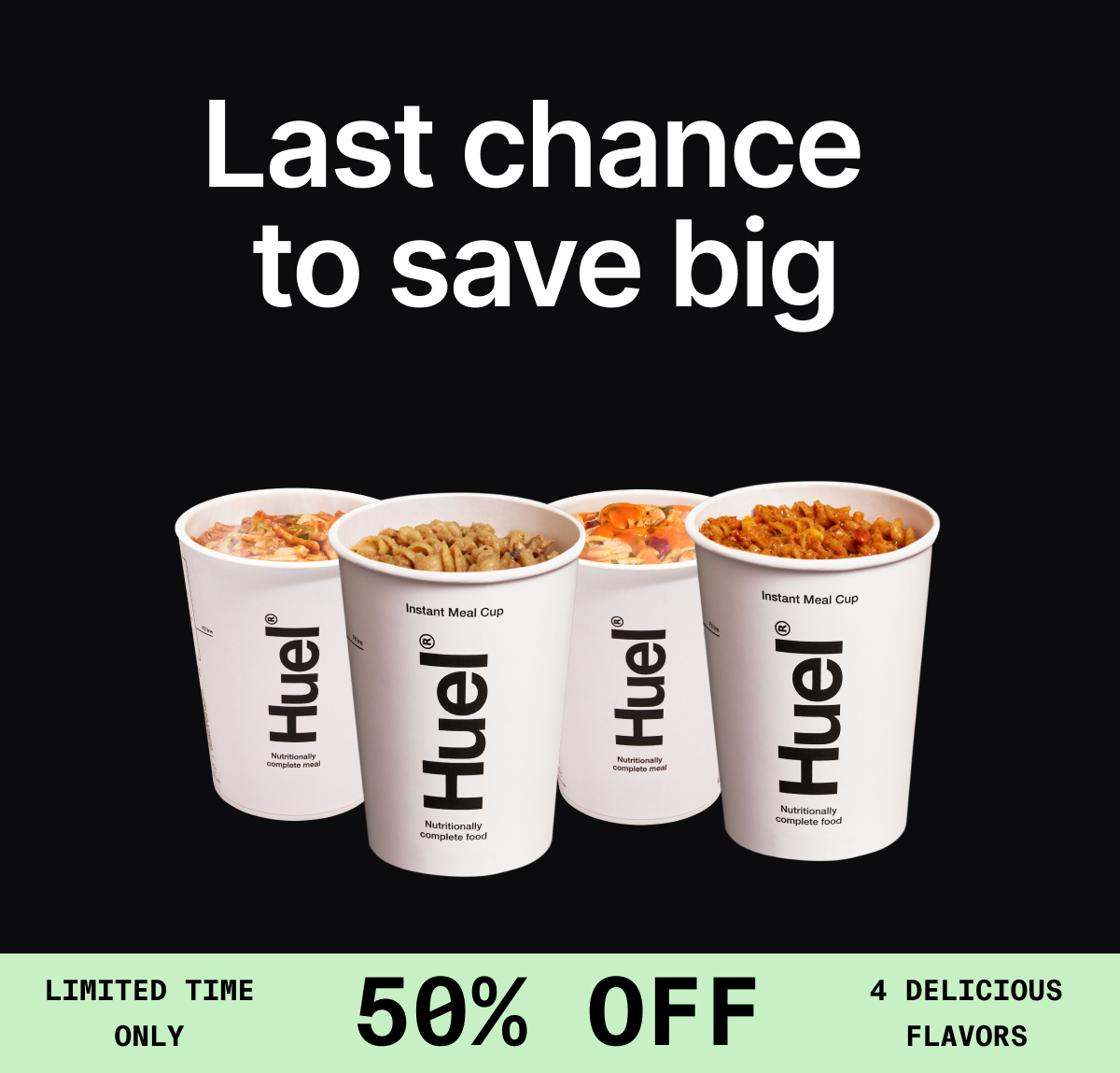 Last chance to save on select H&S Cups