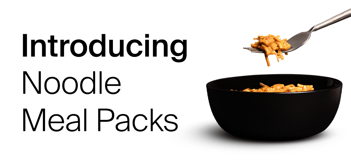 NEW Hot & Savory Noodle Meal Packs