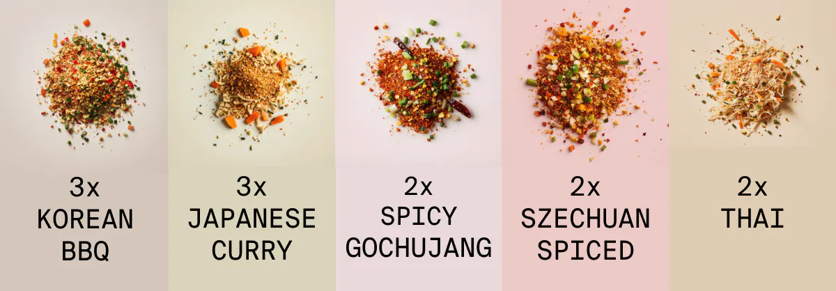 All 5 flavors