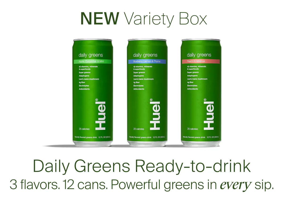 NEW Daily Greens Ready-to-drink Variety Box