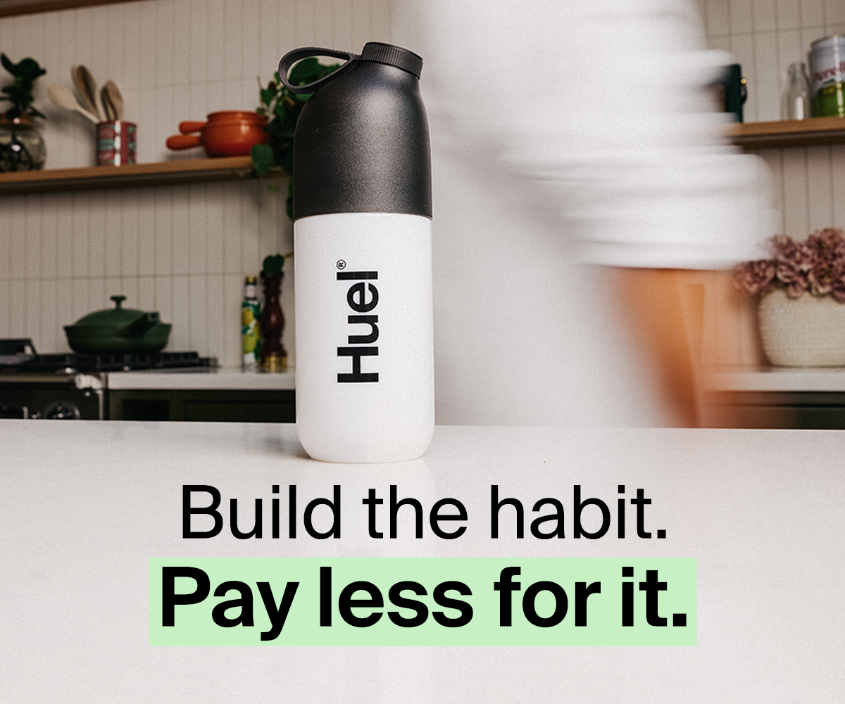 Build the habit, pay less for it.