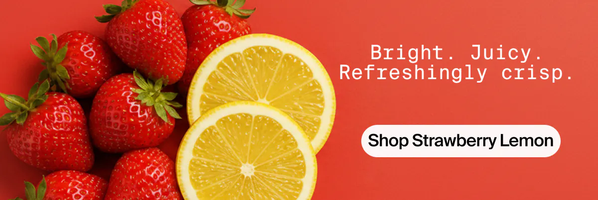 Strawberry Lemon Daily Greens Ready-to-Drink flavor.