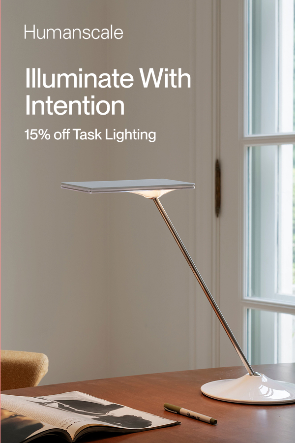 Humanscale | Illuminate With Intention | 15% off Task Lighting