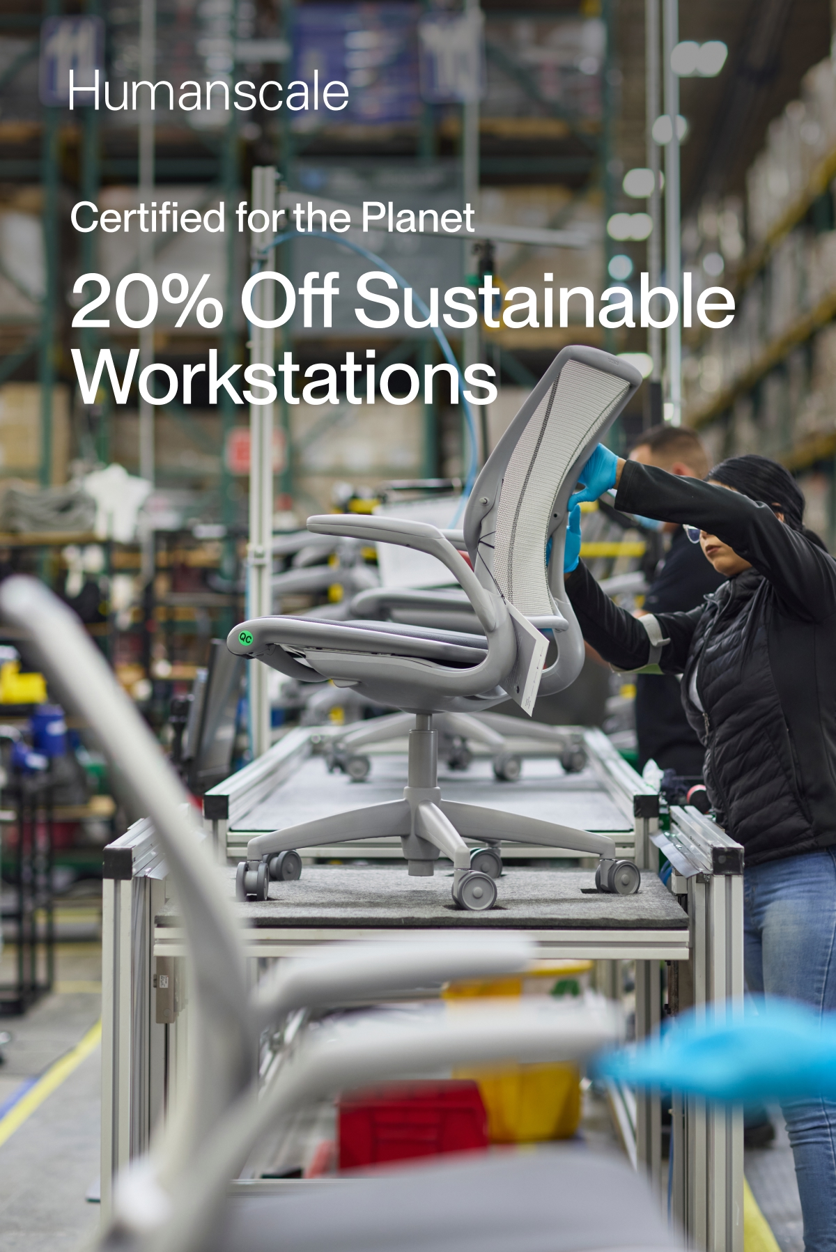 Humanscale | Certified for the Planet | 20% Off Sustainable Workstations