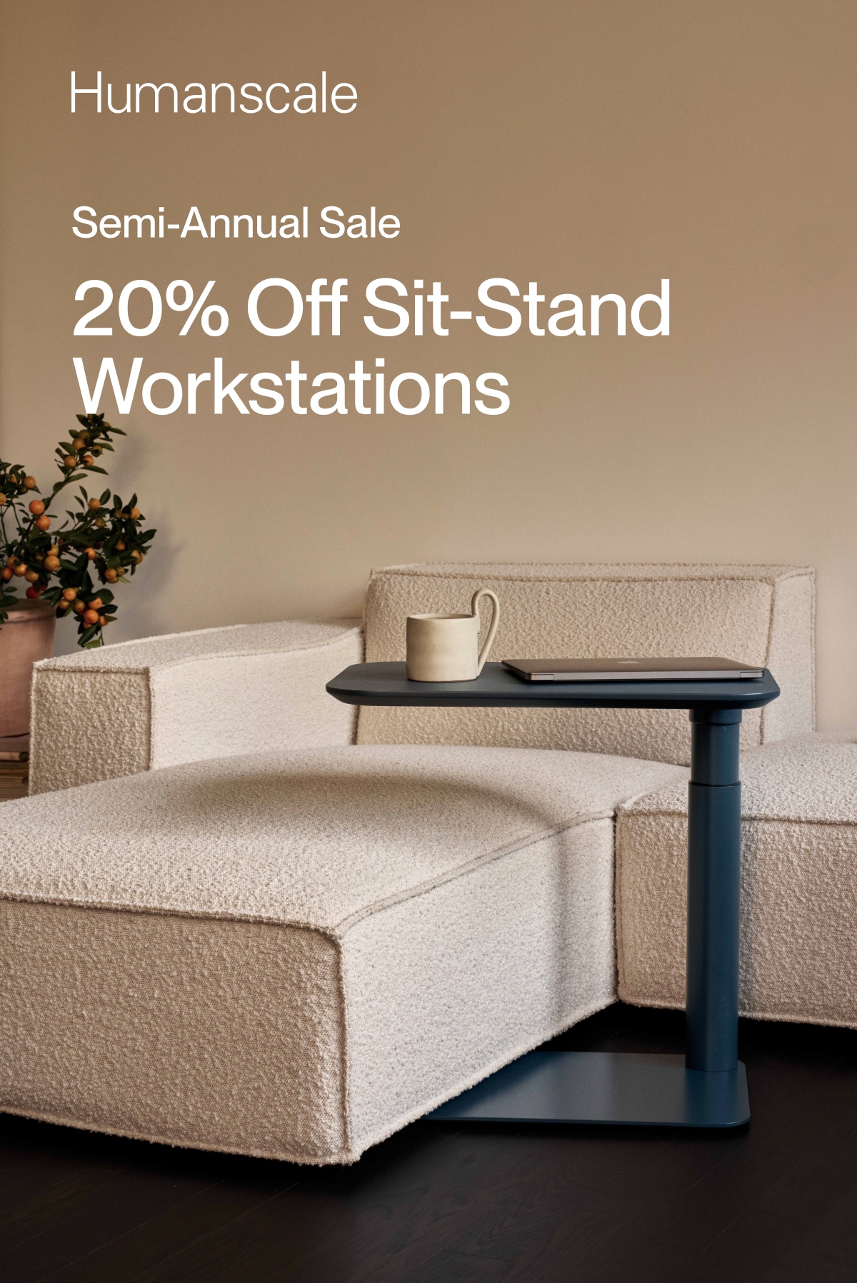 Humanscale | Semi-Annual Sale | 20% Off Sit-Stand Workstations