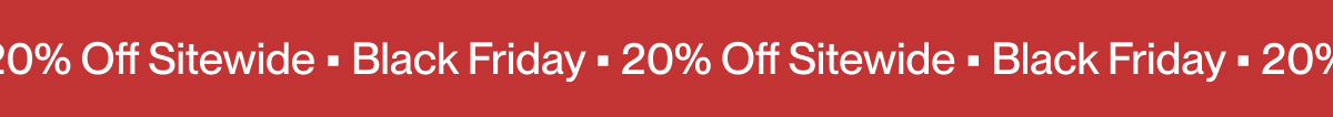 20% Off Sitewide | The Holiday Sale