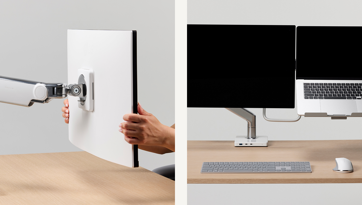 M2.1 Monitor Arm, M8.1 Monitor Arm w/ Laptop Tray