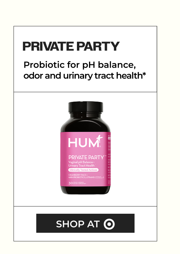 Private Party probiotic for pH balance, odor and urinary tract health*