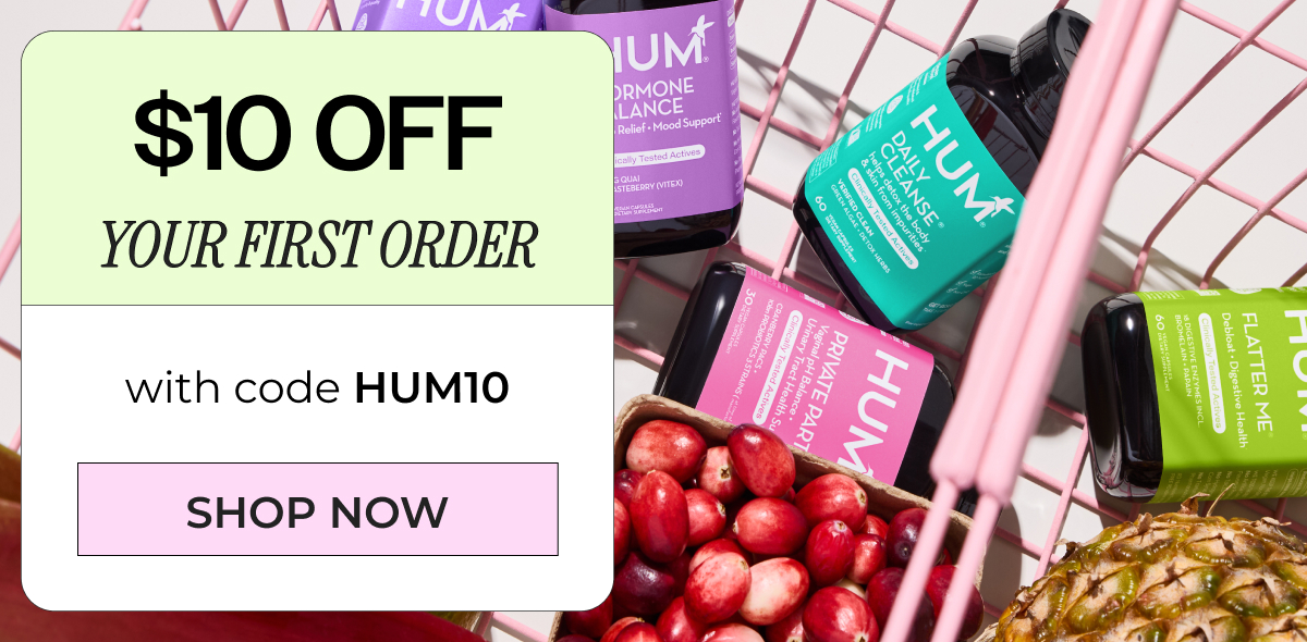 $10 off your first order with code HUM10