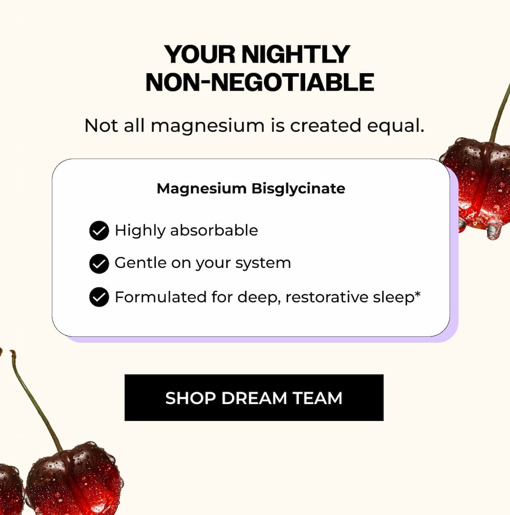 your new sleep obsession. the nightcap you actually crave. Delicious cherry lemon flavor