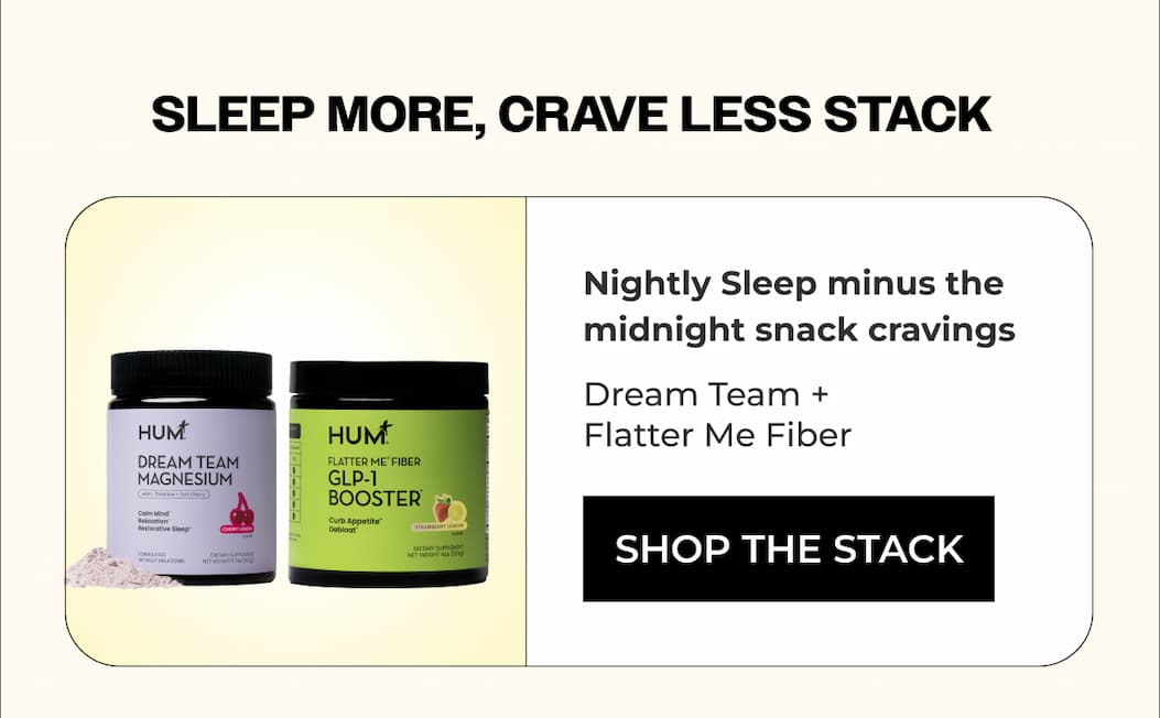 Sleep More, Crave Less Stack 