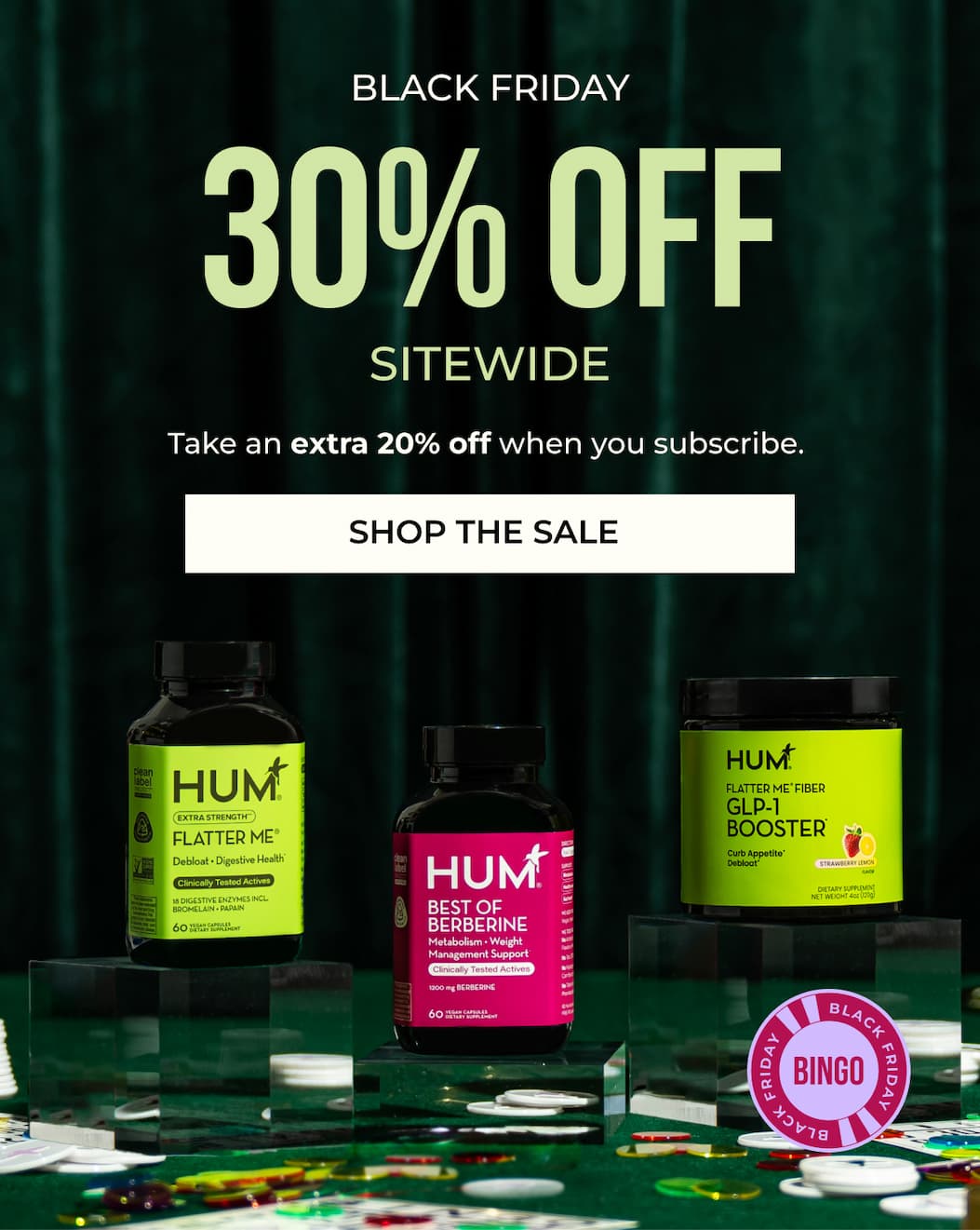 black friday 30% off sitewide. save an extra 20% when you subscribe 